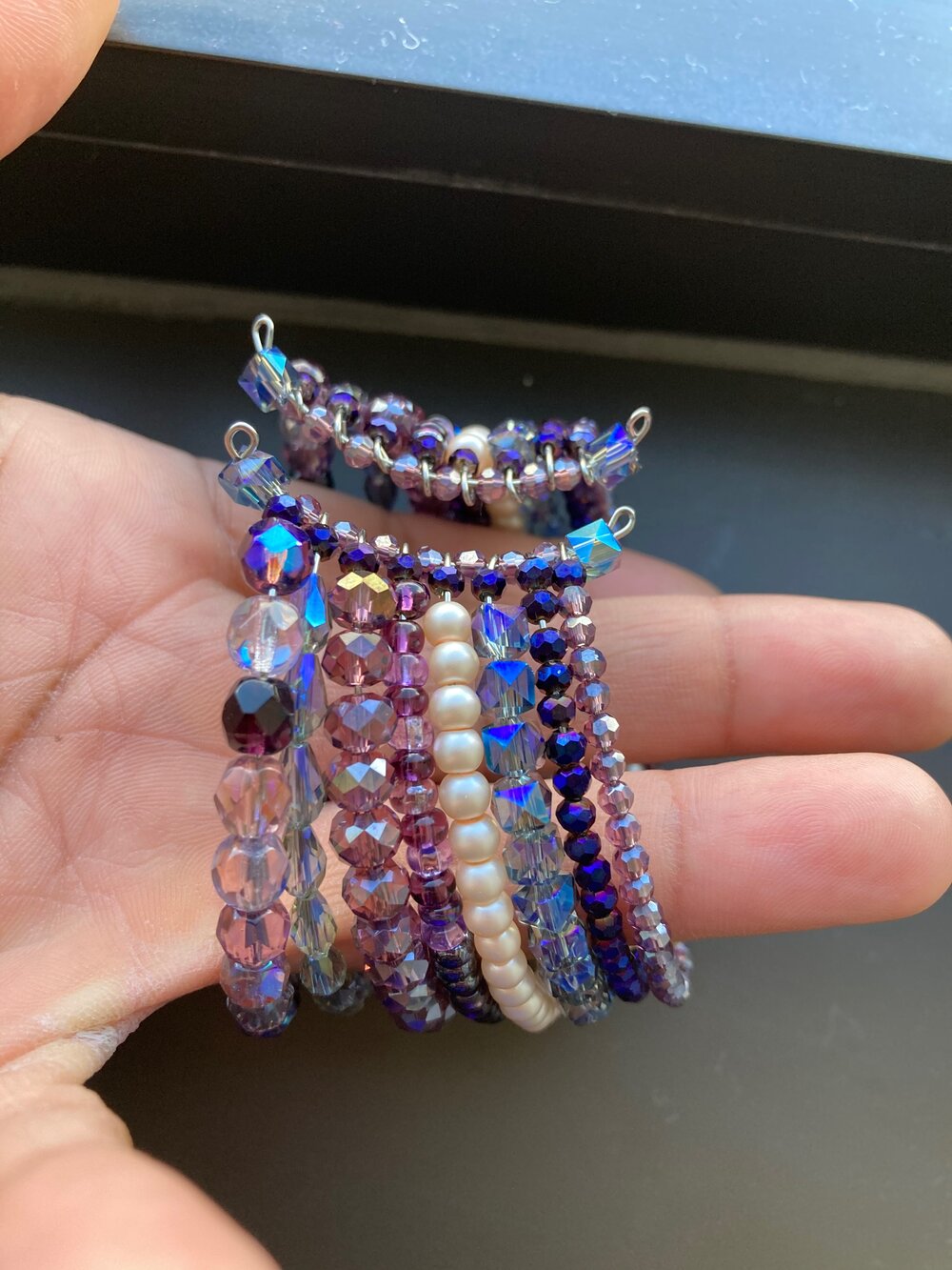 Purple Cuff Bracelet