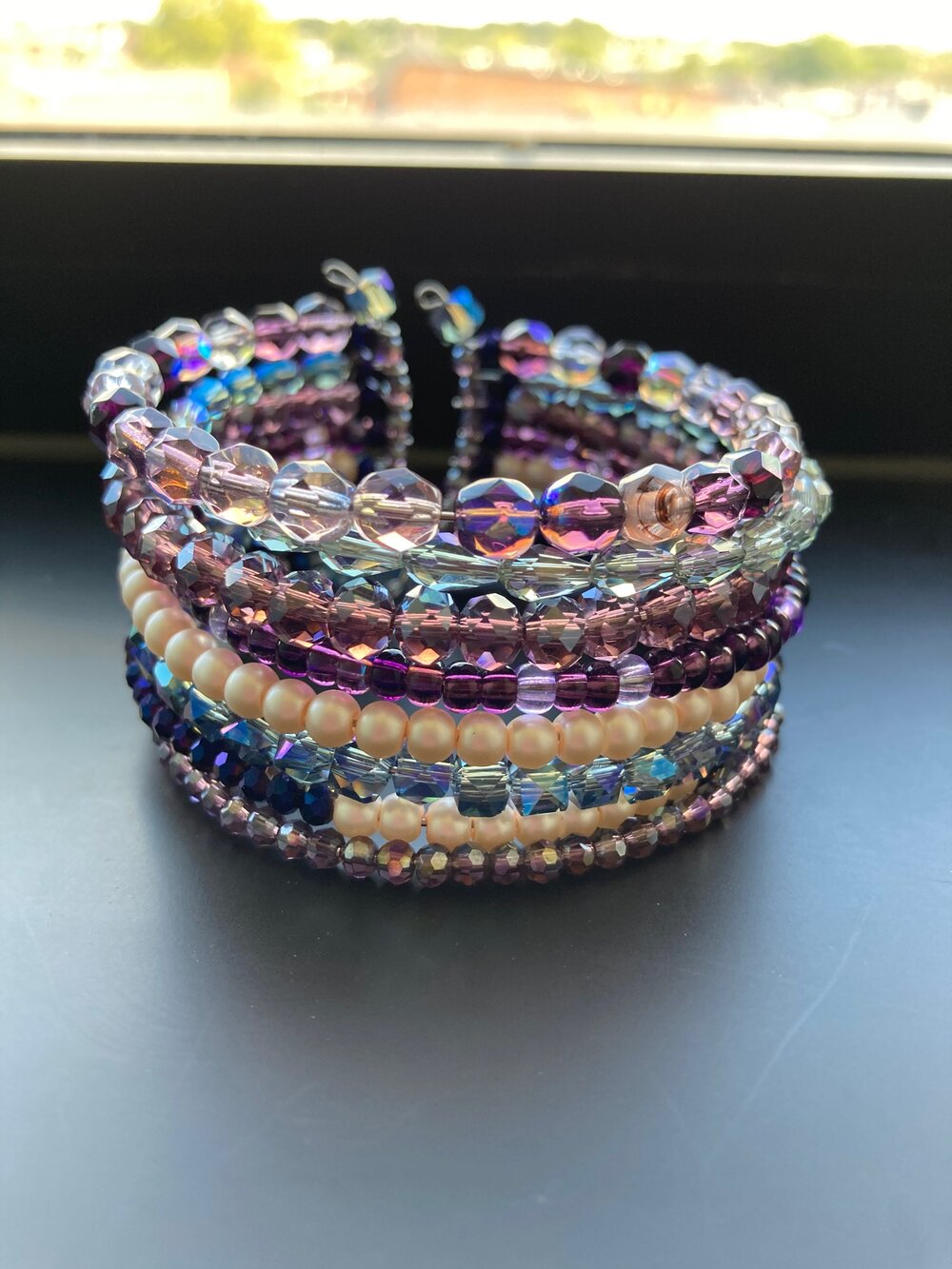 Purple Cuff Bracelet