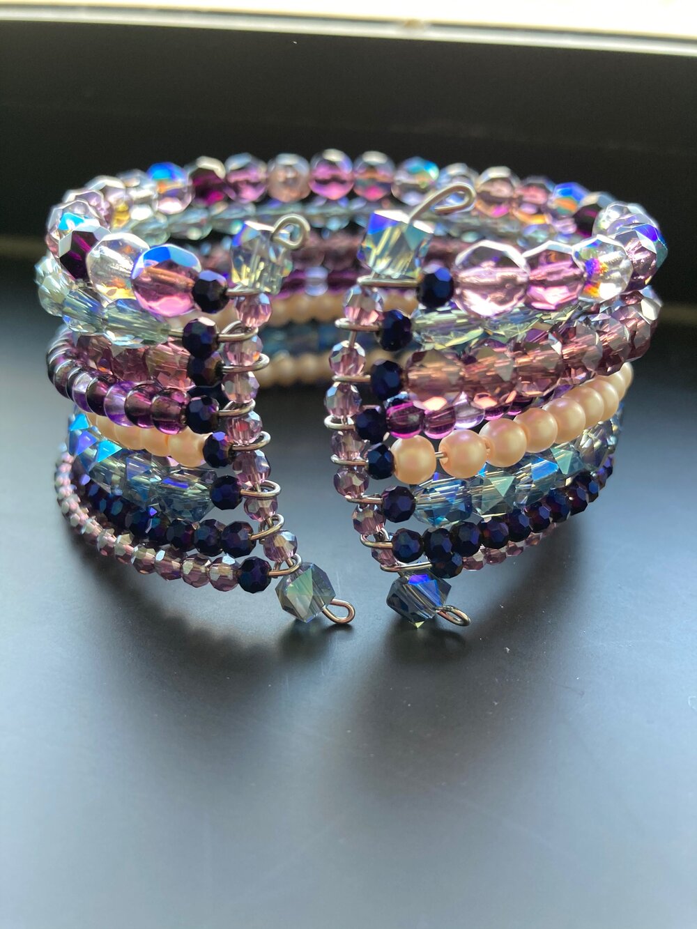 Purple Cuff Bracelet