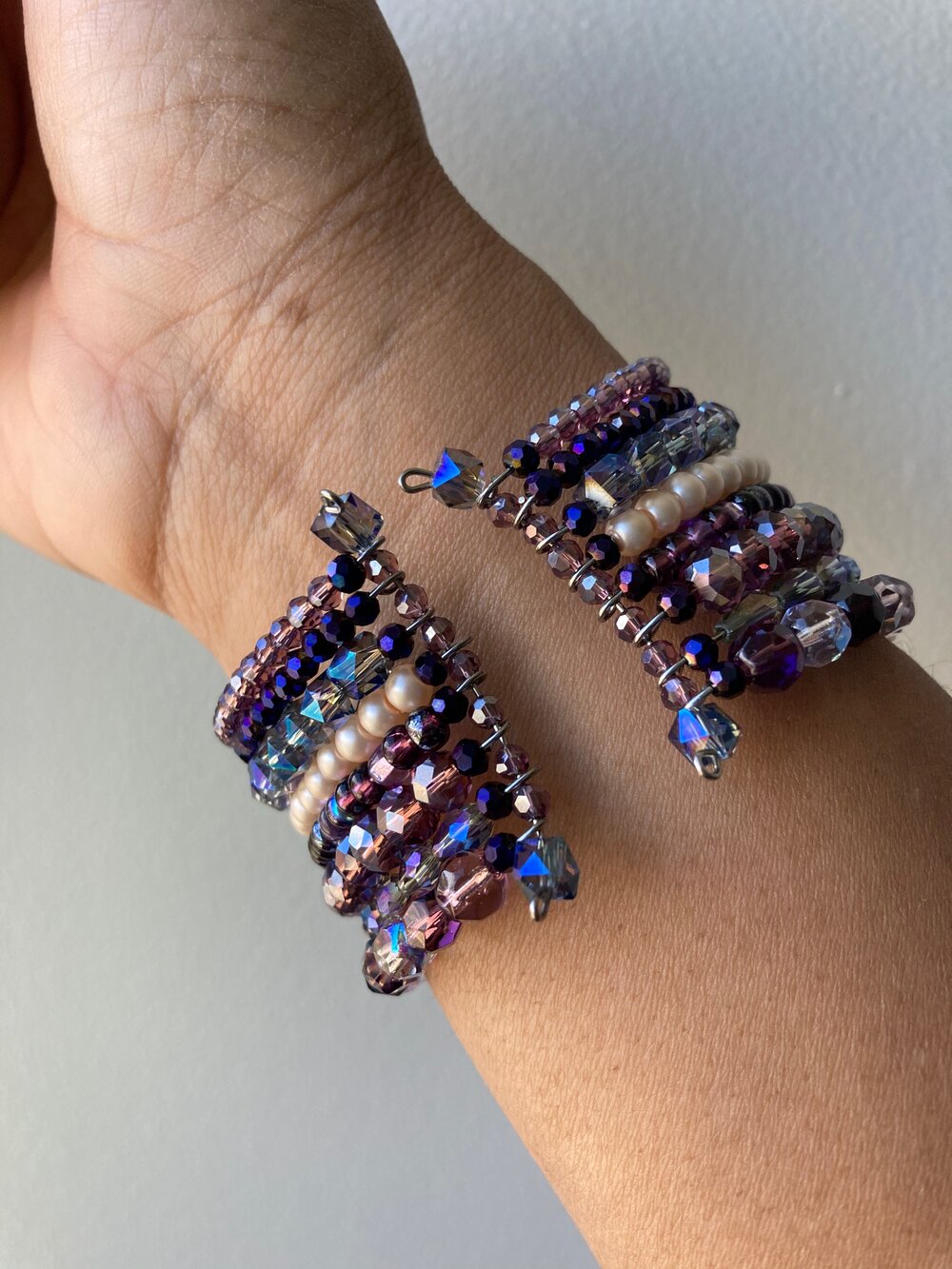 Purple Cuff Bracelet