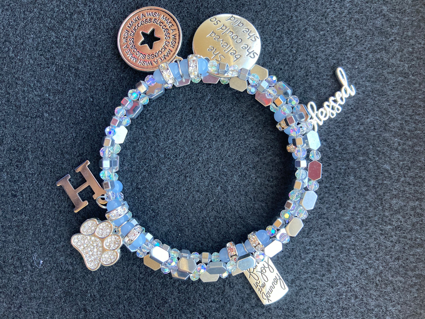 Personality Inspirational Charm Memory Bracelet